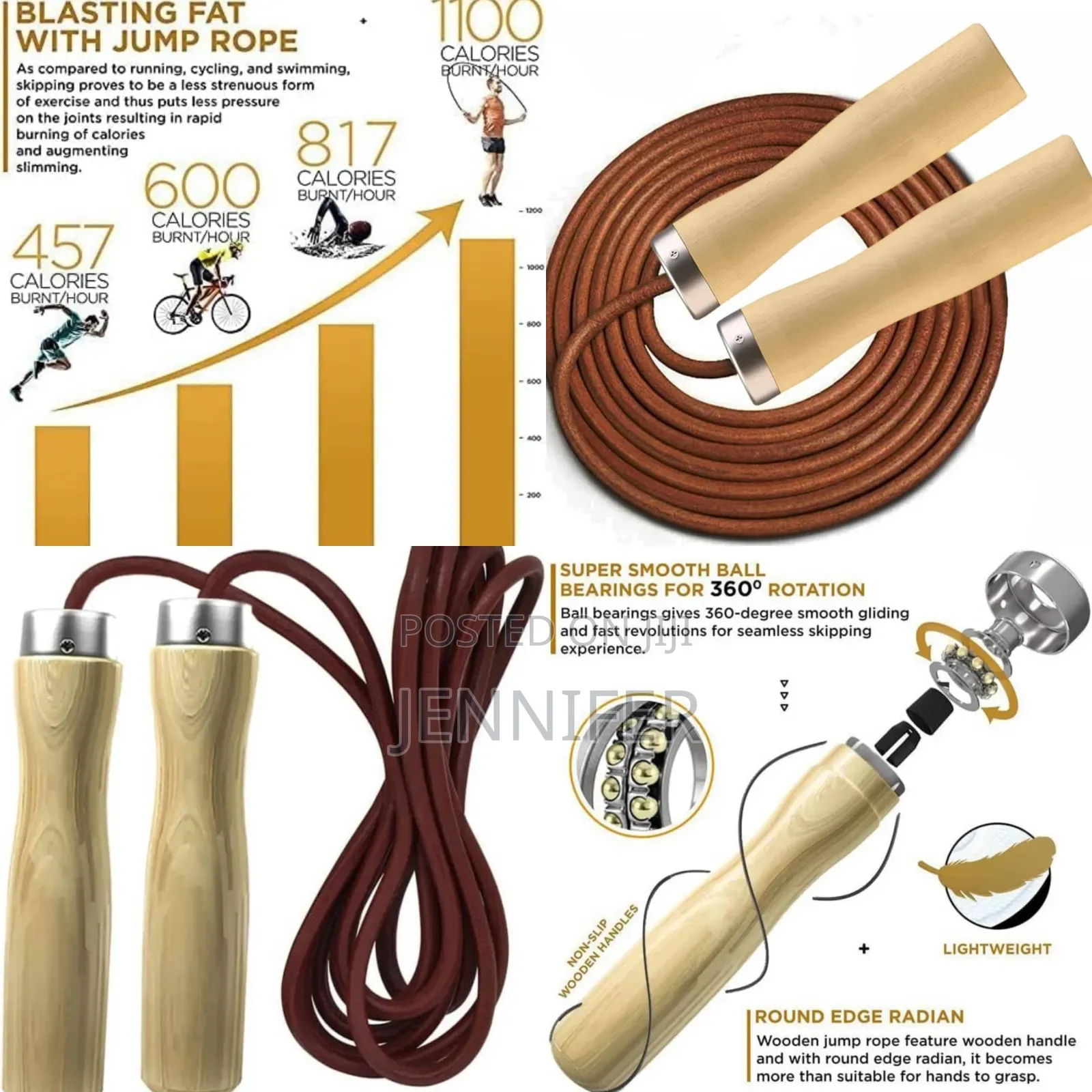 VSL Leather Skipping Rope