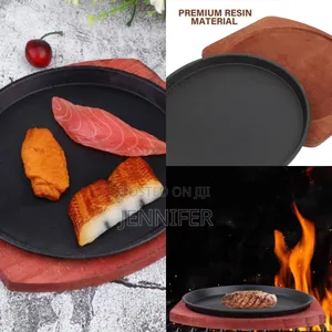 Round BBQ Sizzling Plate