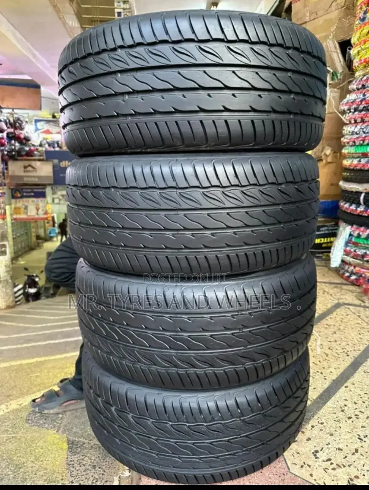 225 45 R17 Used Farroad but Still Good Tires Logistics.