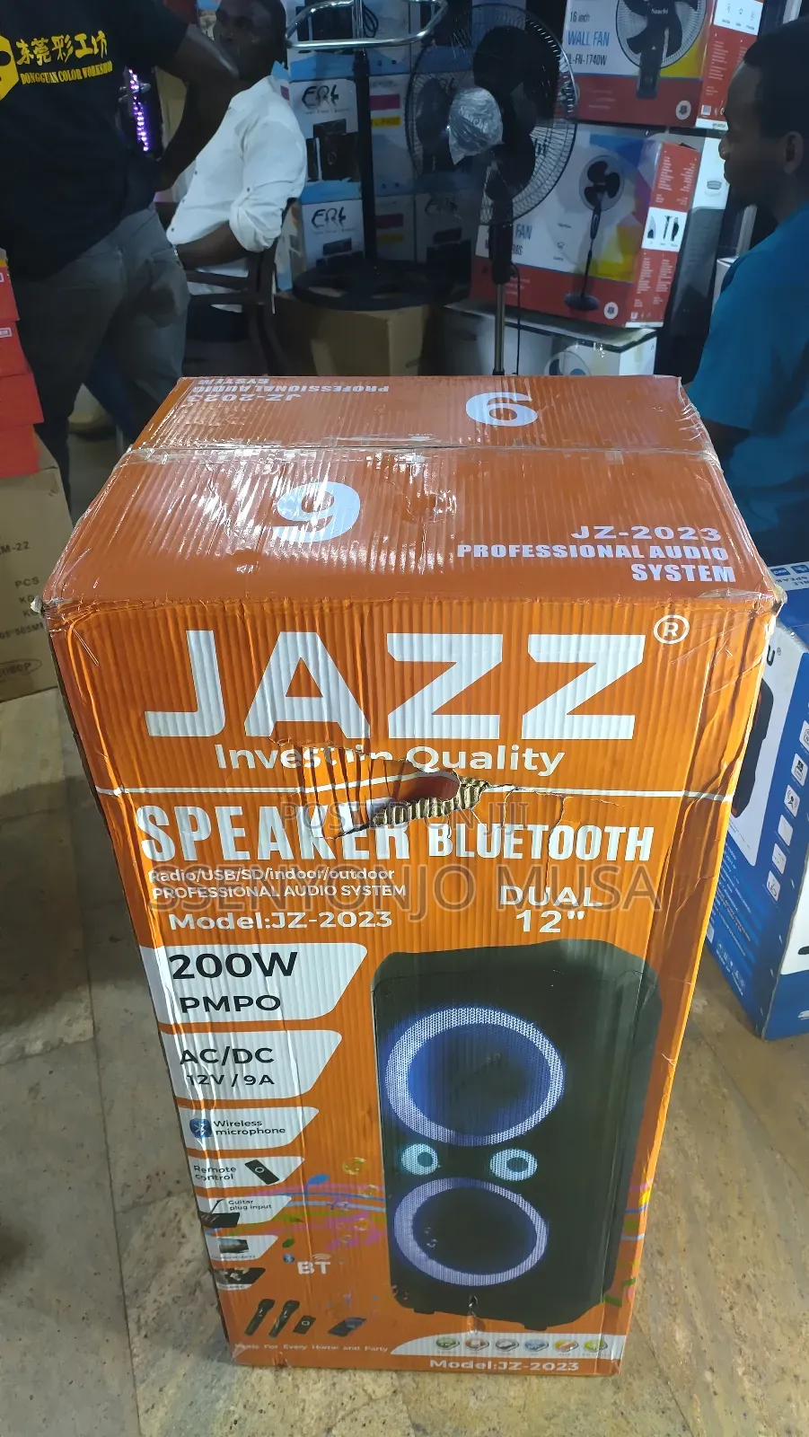 Jazz P-33500 Premium Bluetooth Speaker With Karaoke Guitar