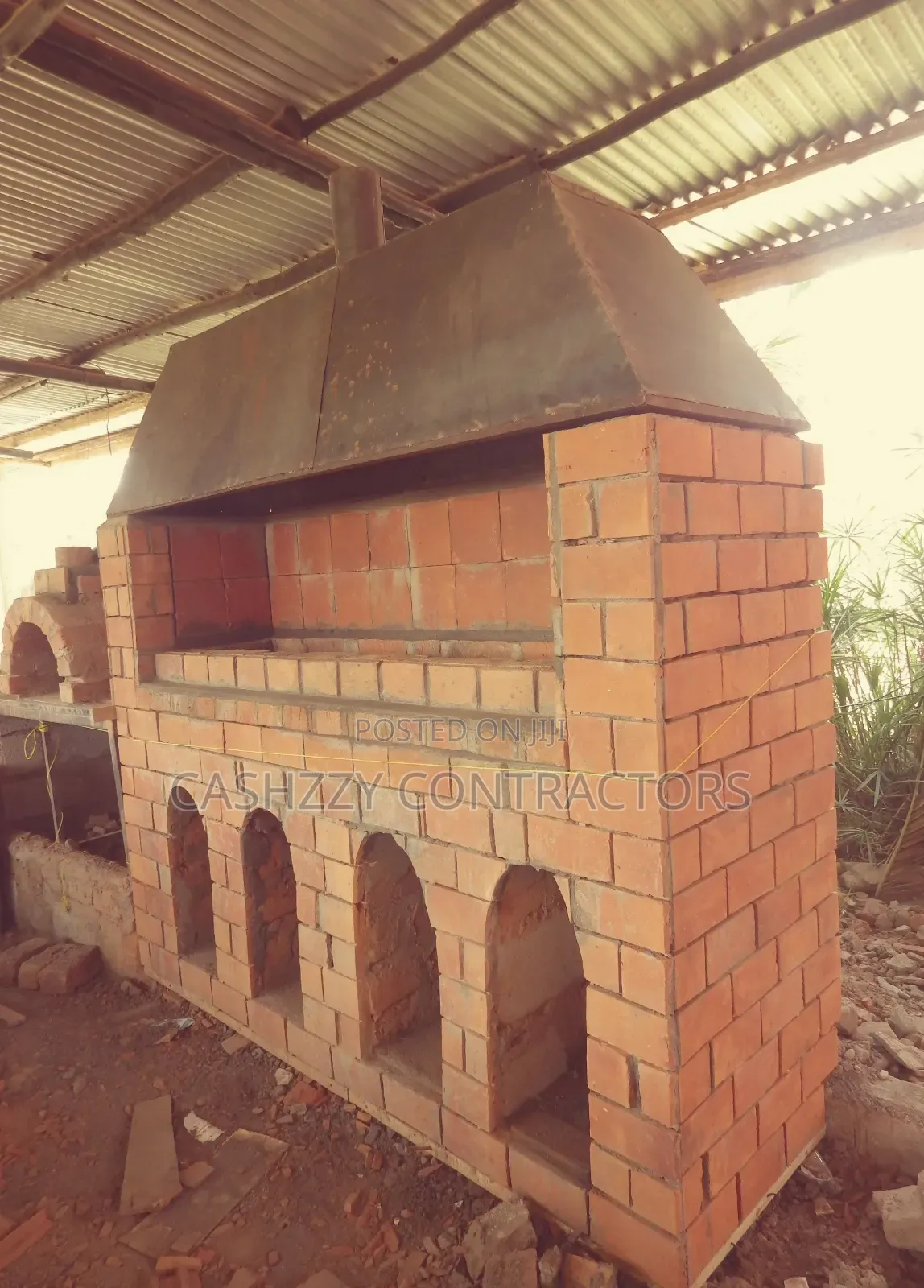 Pizza Oven , Brick Barbecue, Charcoal And Fire Wood Stove,