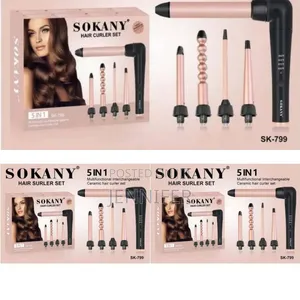 Sokany 5in1 Hair Curler Set