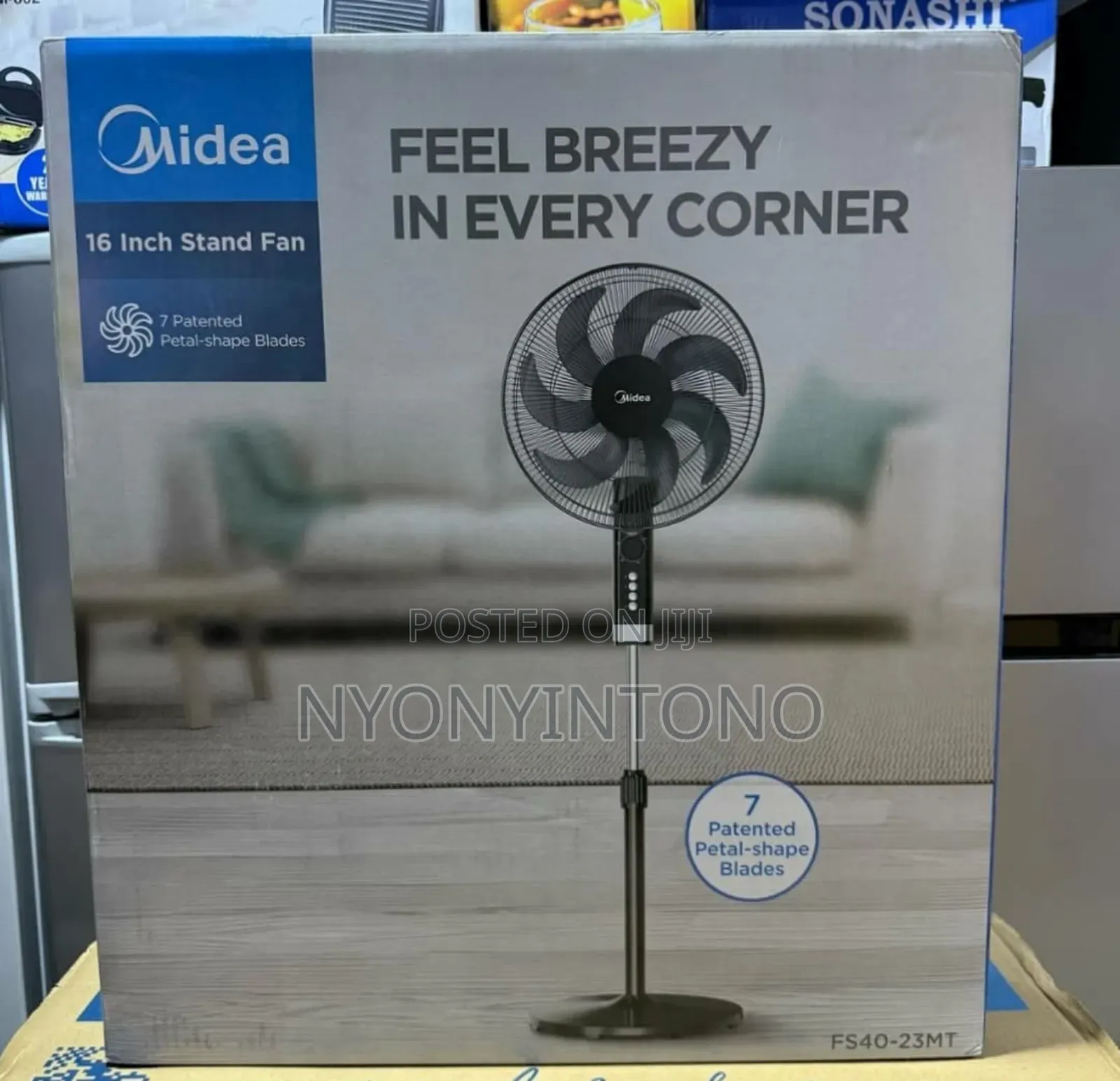 Midea 16" 50w Strong Silent Stand Fan