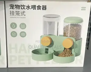 Pet Feeder Food Bowl and Water Dispenser