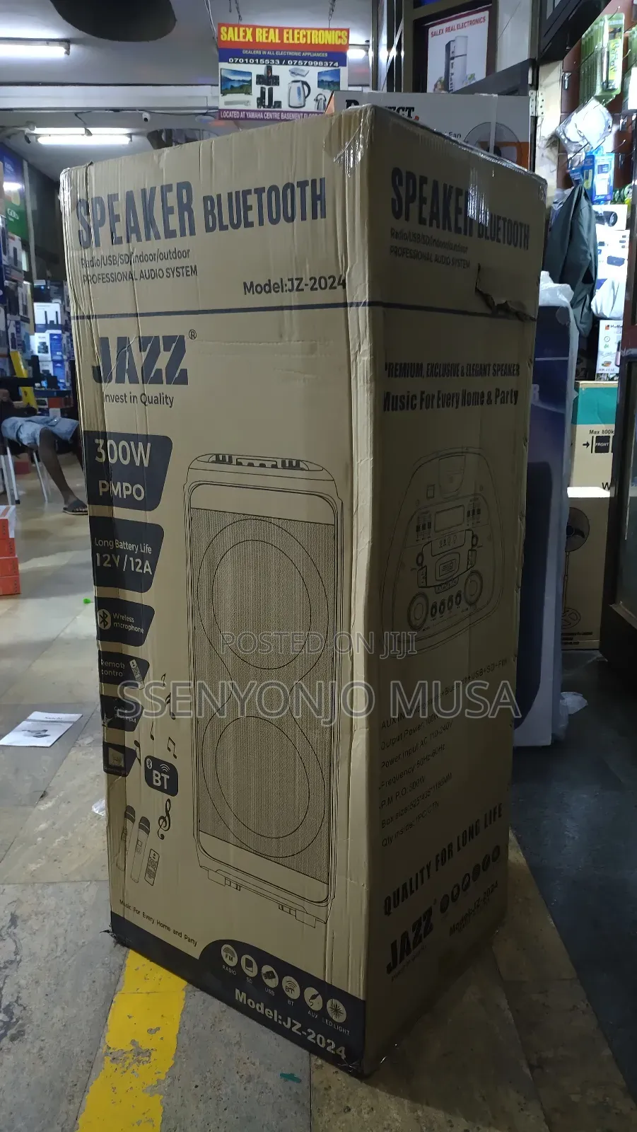 Jazz Jz-2024 100w Premium Bluetooth Speaker With Karaoke