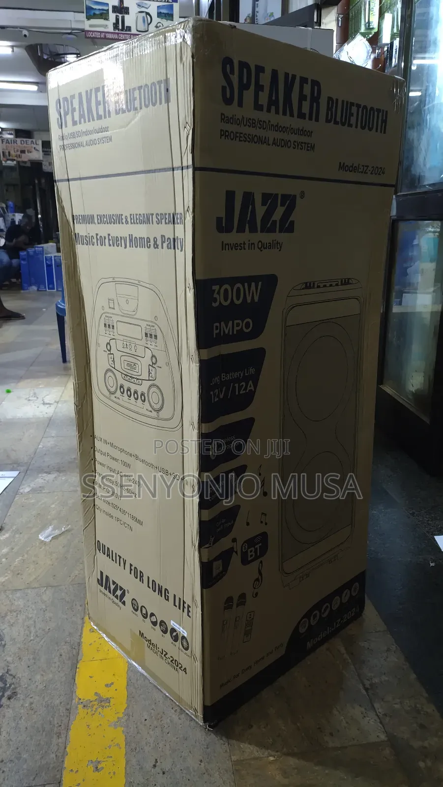 Jazz Jz-2024 100w Premium Bluetooth Speaker With Karaoke