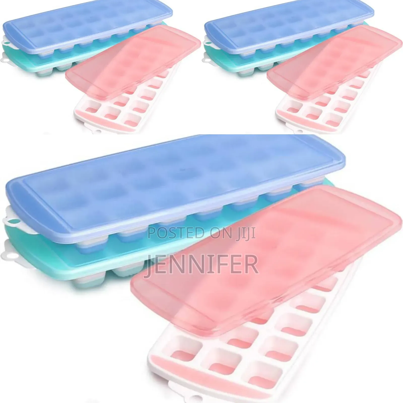 Silicon Ice Cube Tray With Cover