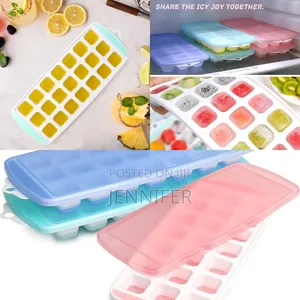 Silicon Ice Cube Tray With Cover