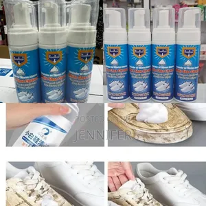 Water Free White Foam Shoe Cleaner