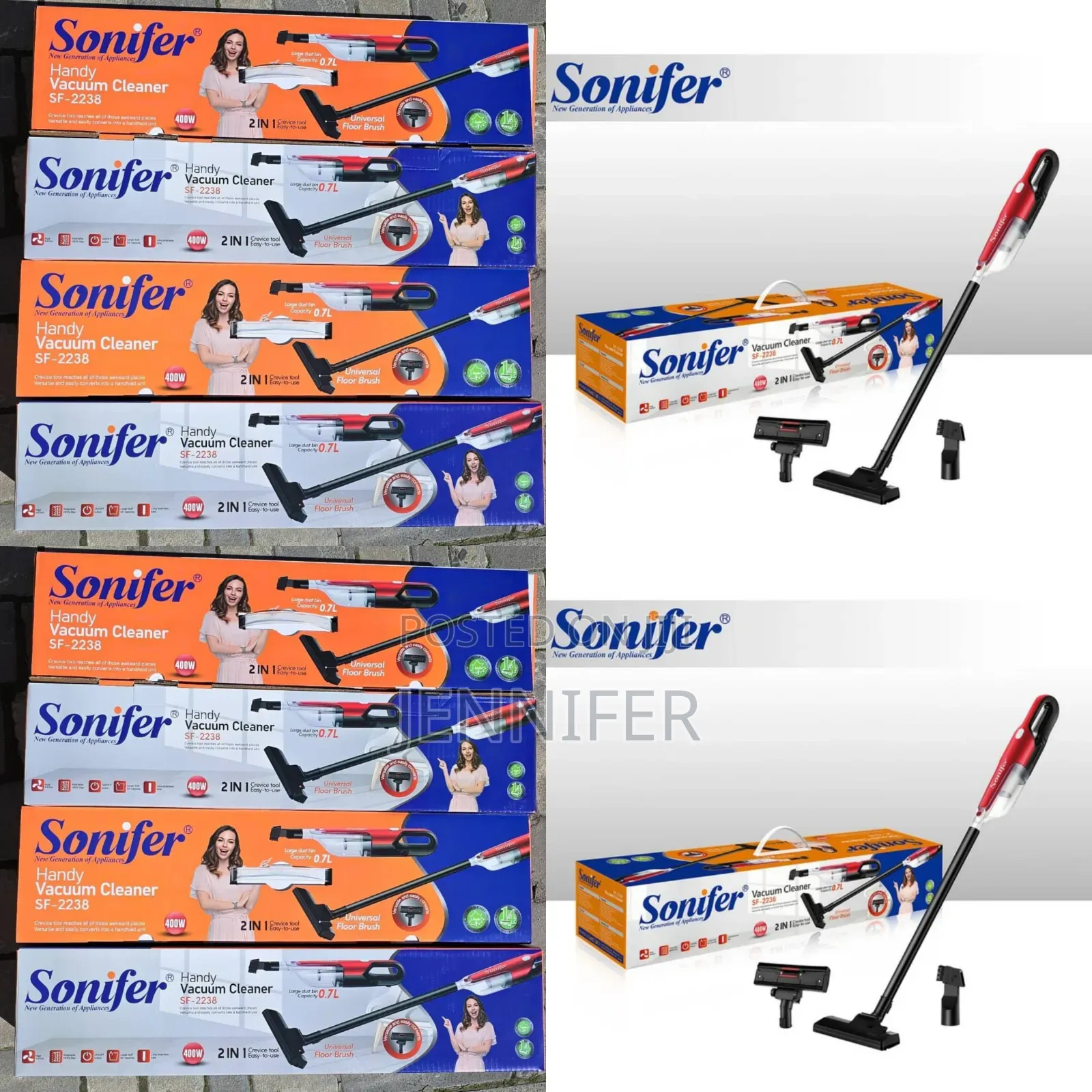 Sonifer Sf-2238 Corded Vacuum Cleaner