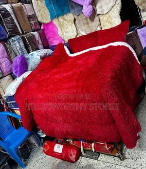 Wool Fluffy Bedcover - 6pcs in 1 (6by6)