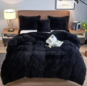 Wool Fluffy Bedcover - 6pcs in 1 (6by6)