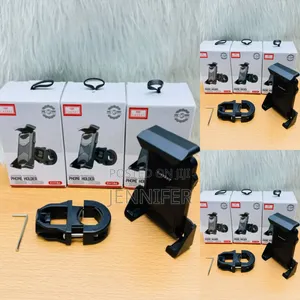 Universal Motorcycle Phone Holder Black