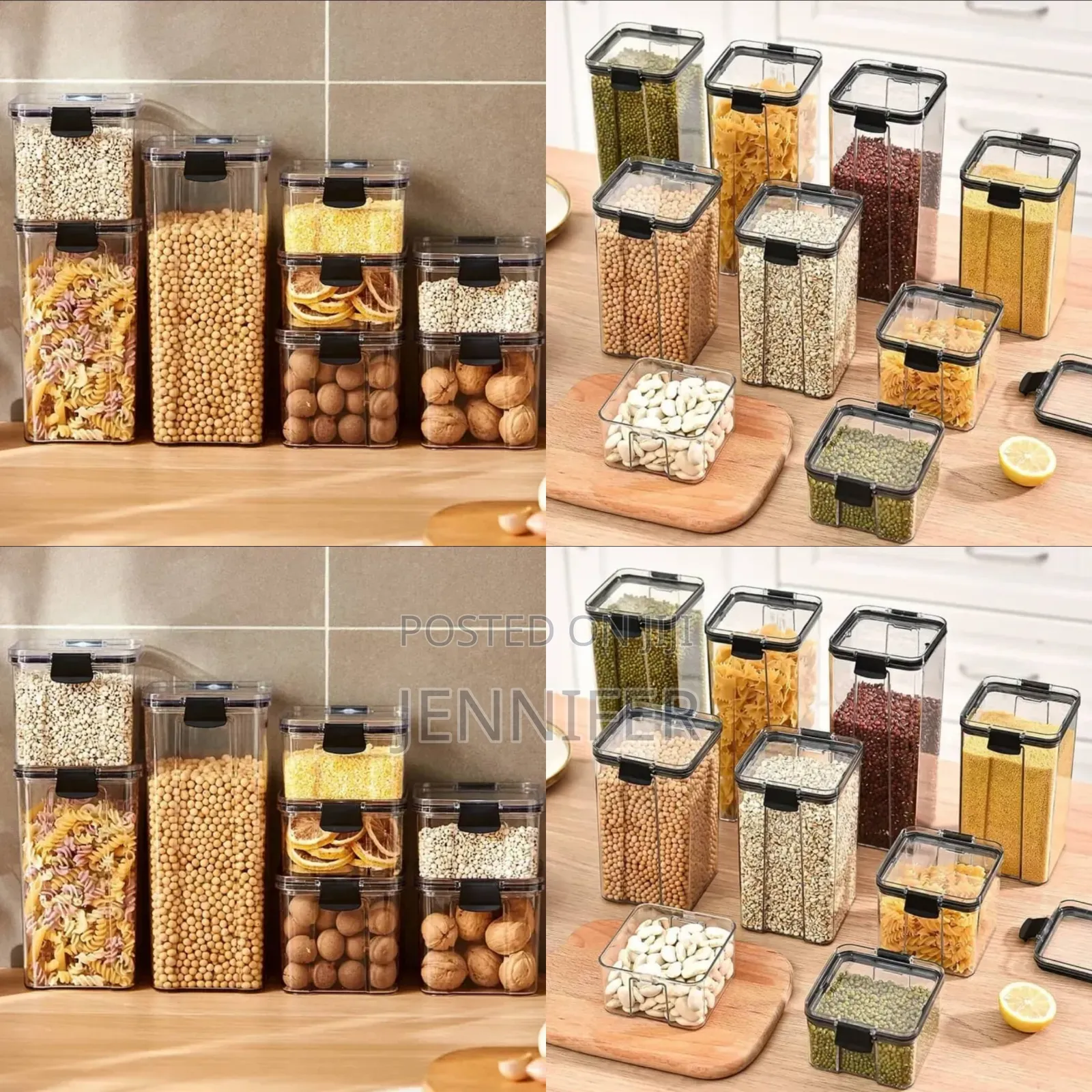Transparent Airtight Storage Containers
