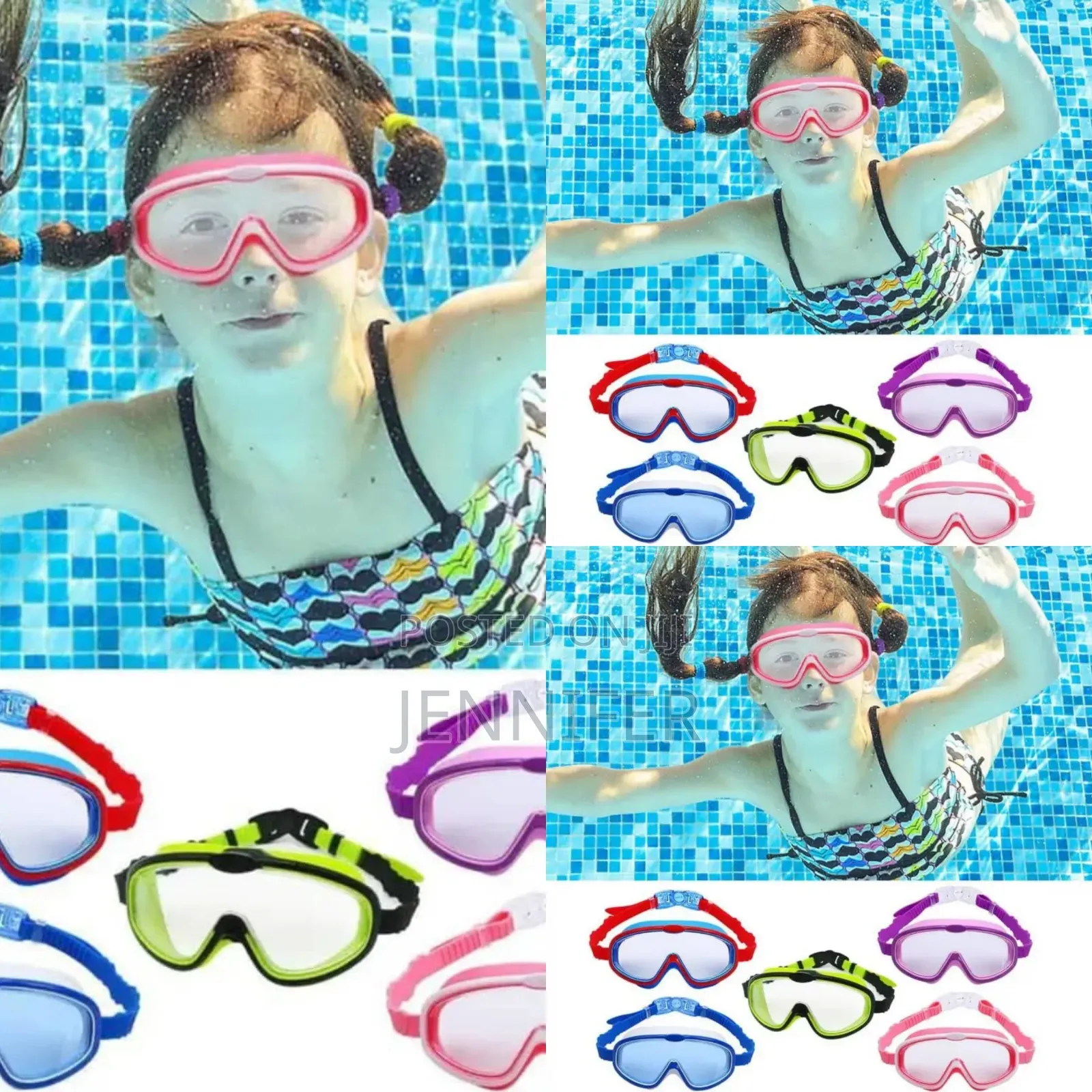 Clear Vision Kids Comfortable Swimming Goggles