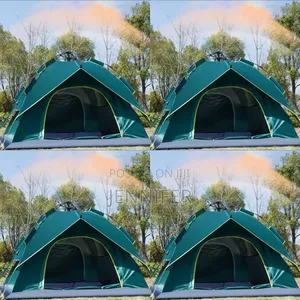 6people Green Dome Auto Camping Tent