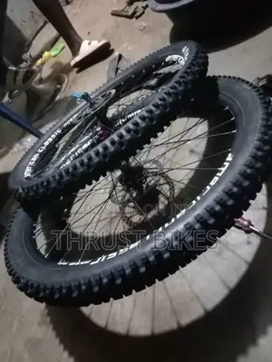 Photo - Bicycle Tyres of All Sizes Types