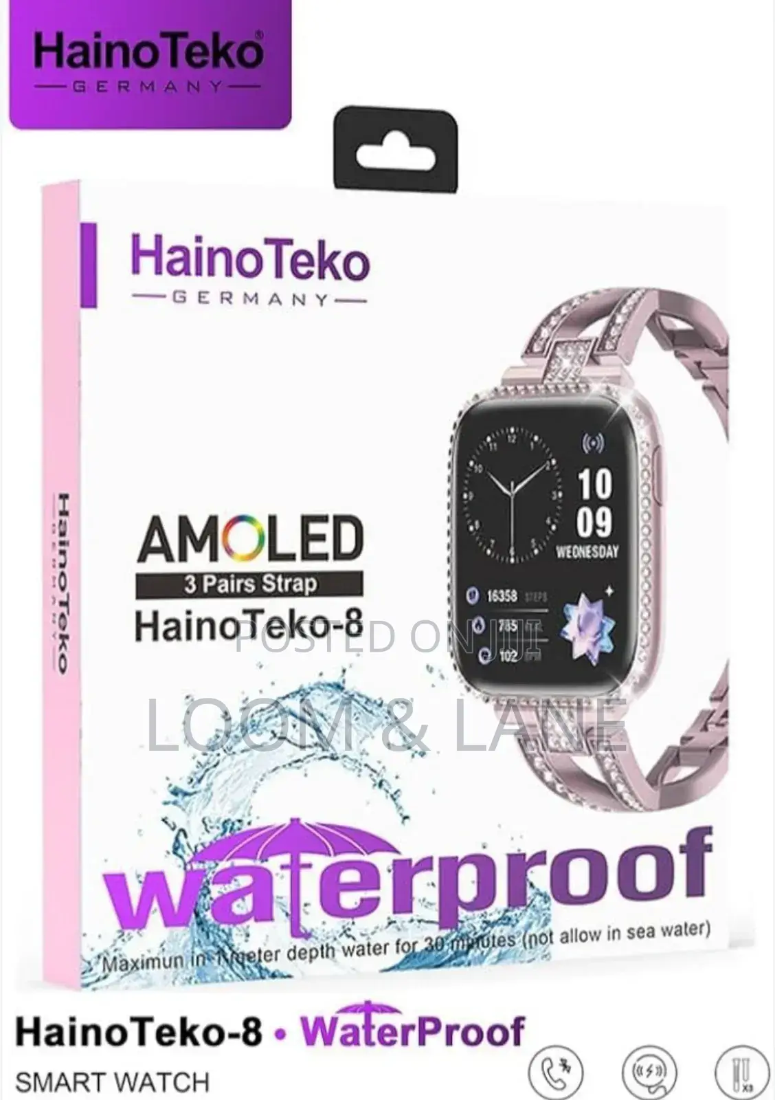 Haino Teko -8 Amoled Waterproof Smart Watch