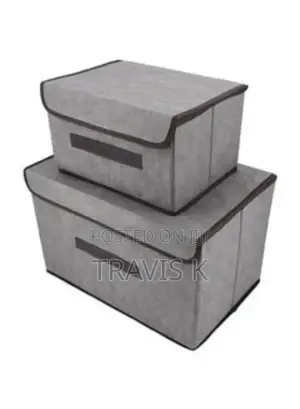 Home Essential Foldable Storage Boxes 2pcs)