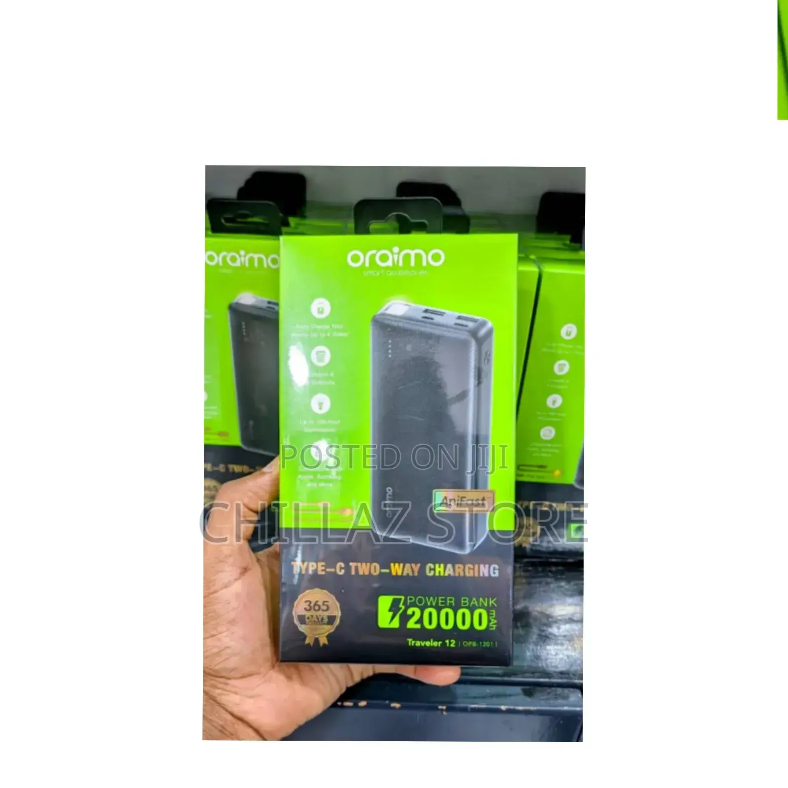 Oraimo 20000mah Power Bank.