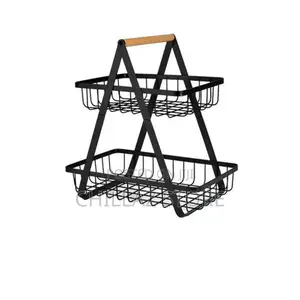 Photo - 2 Tier Metal Storage Basket.