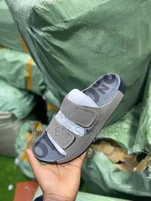 Gray Ecco Open Shoes