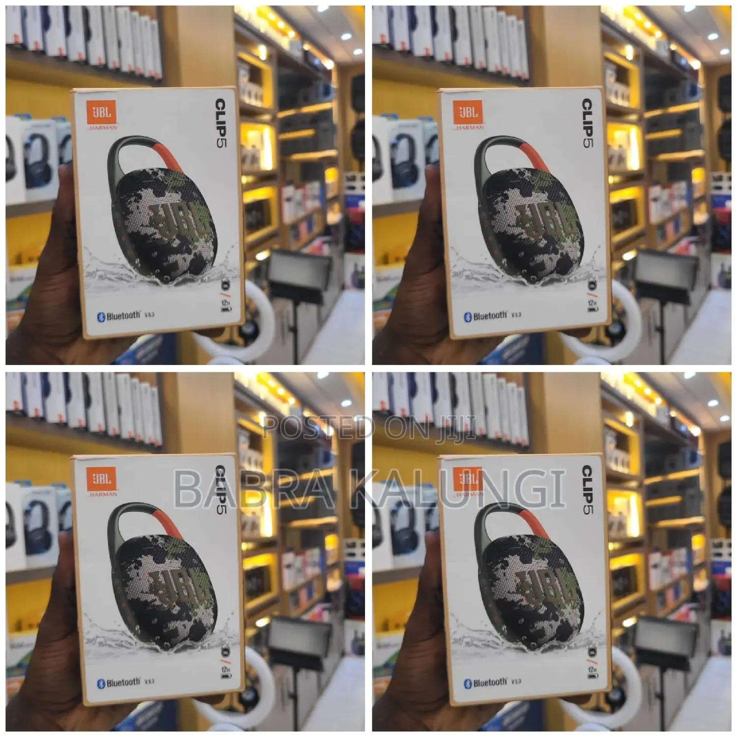 Original JBL Clip 5 Wireless Bluetooth Portable Speaker