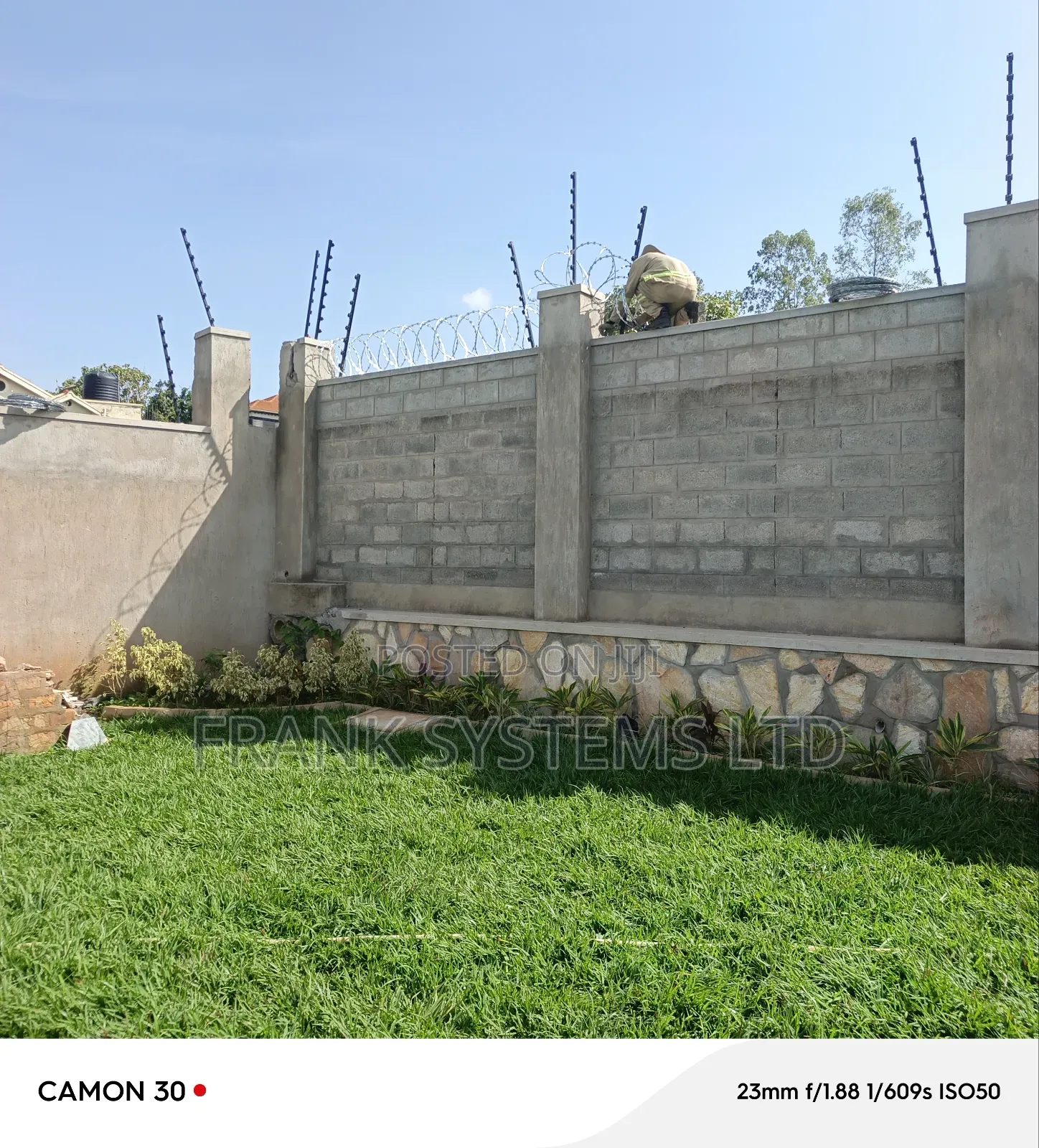 Electric Fence Installation on 100by 50