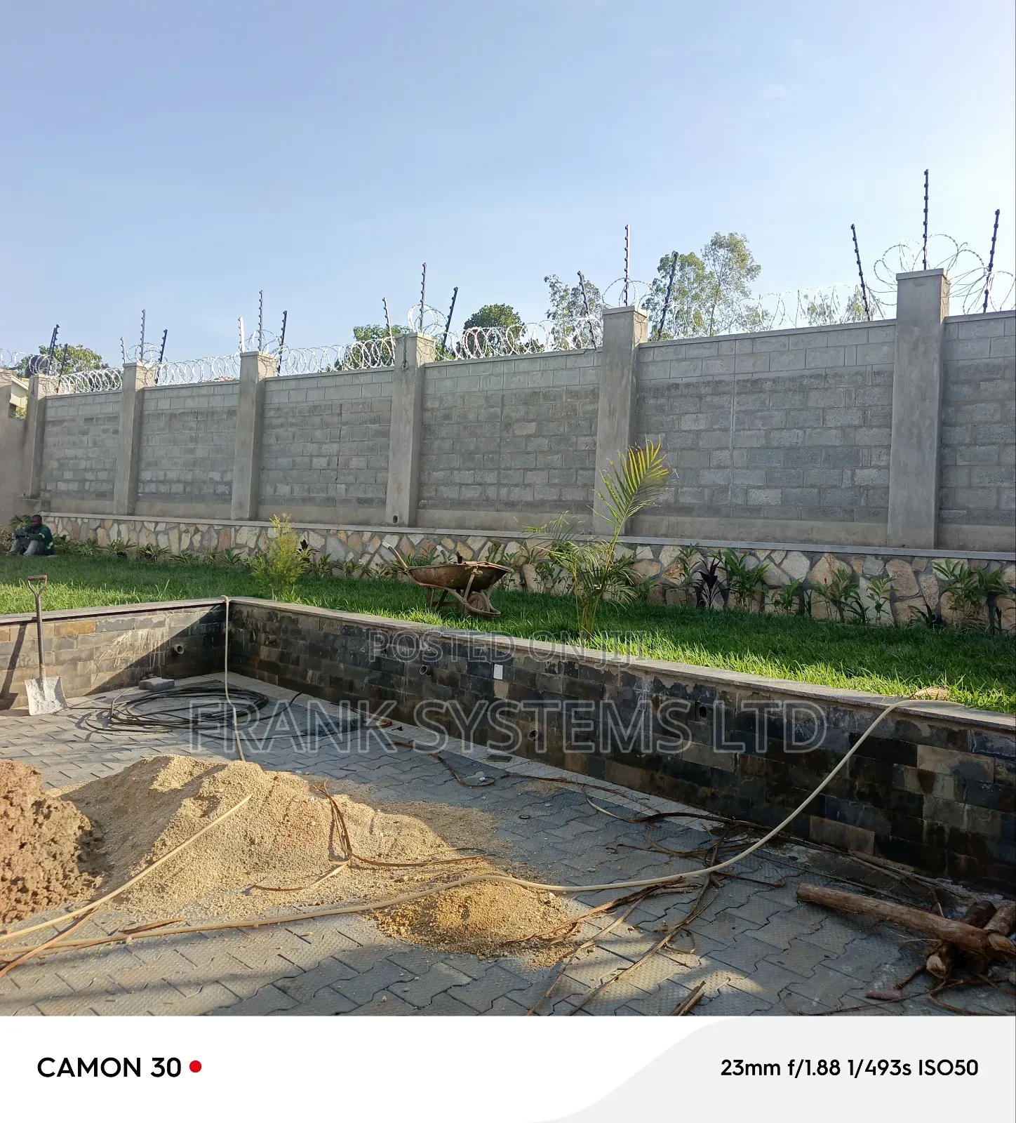 Electric Fence Installation on 100by 50