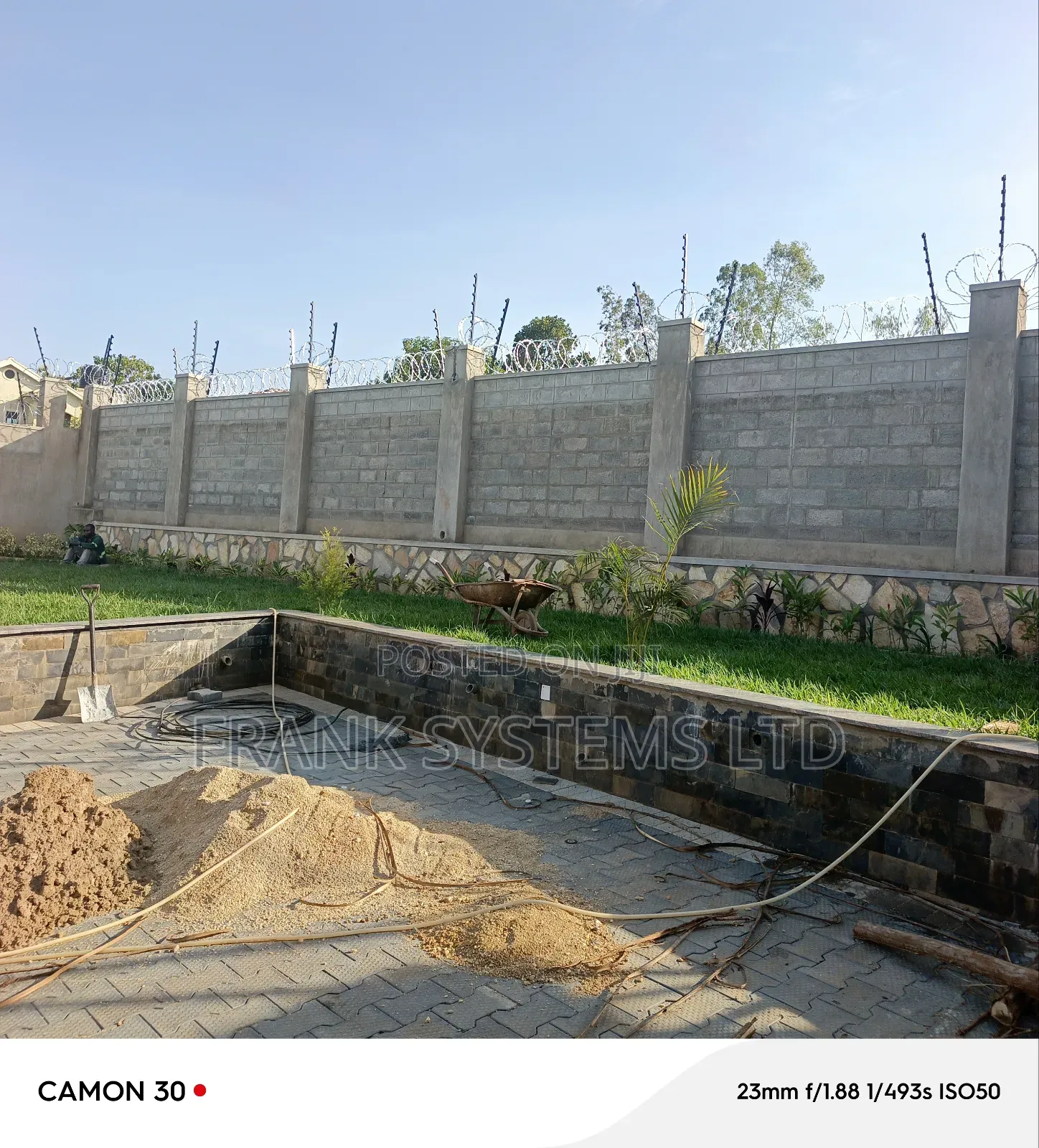 Electric Fence Installation on 100by 50