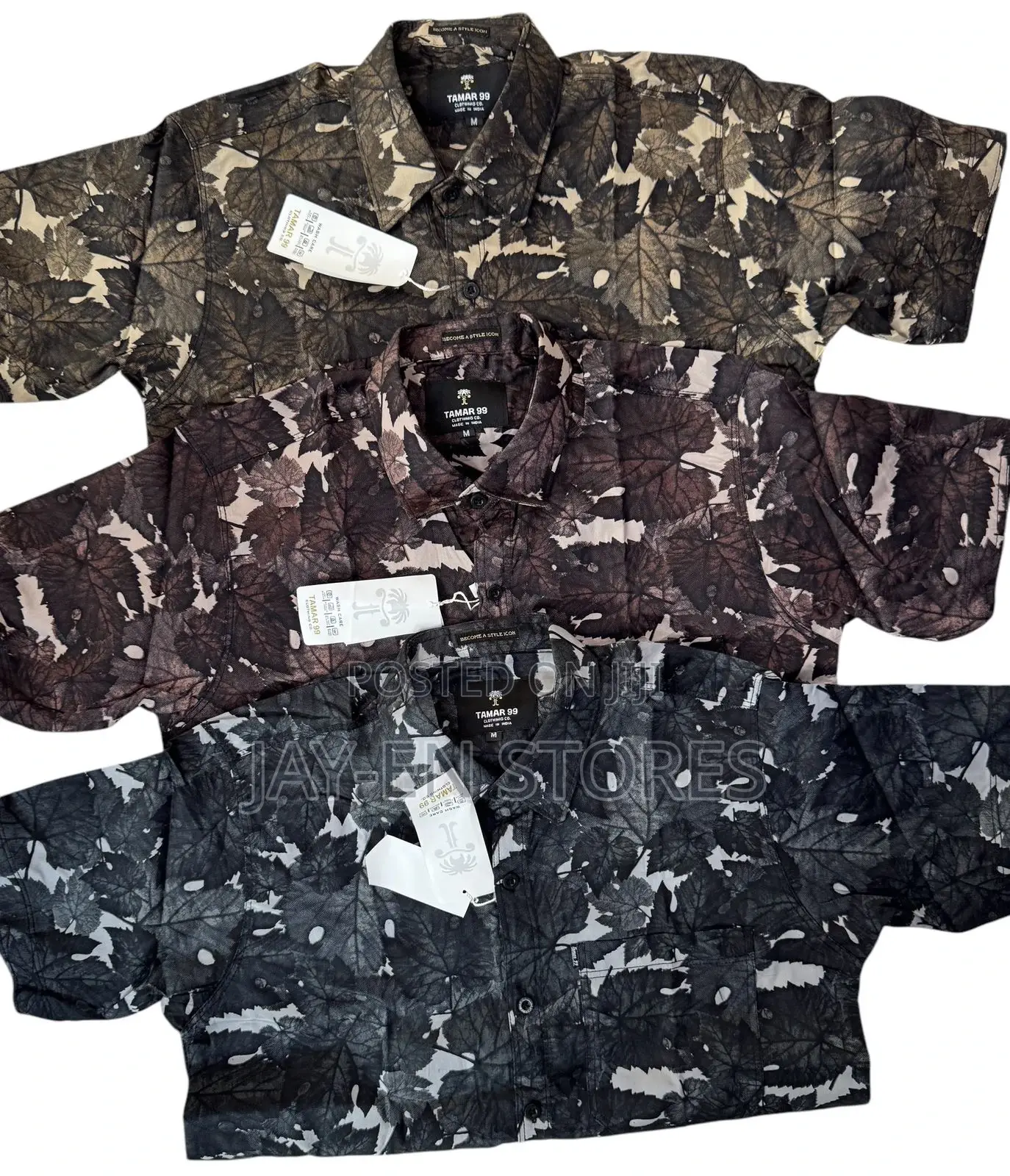 Casual Shirts Tamar Brand Leafy Design