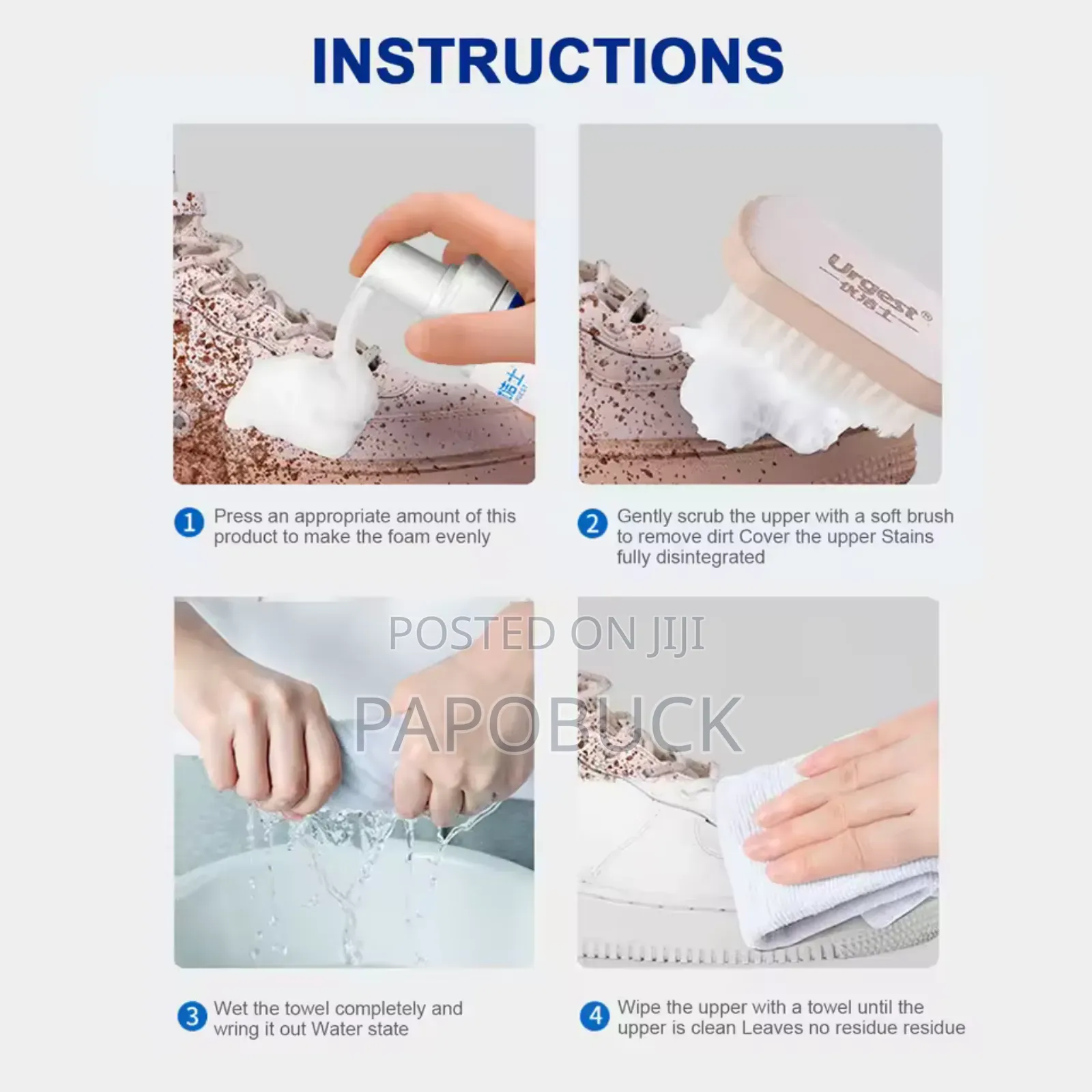 Foaming White Shoe Cleaner