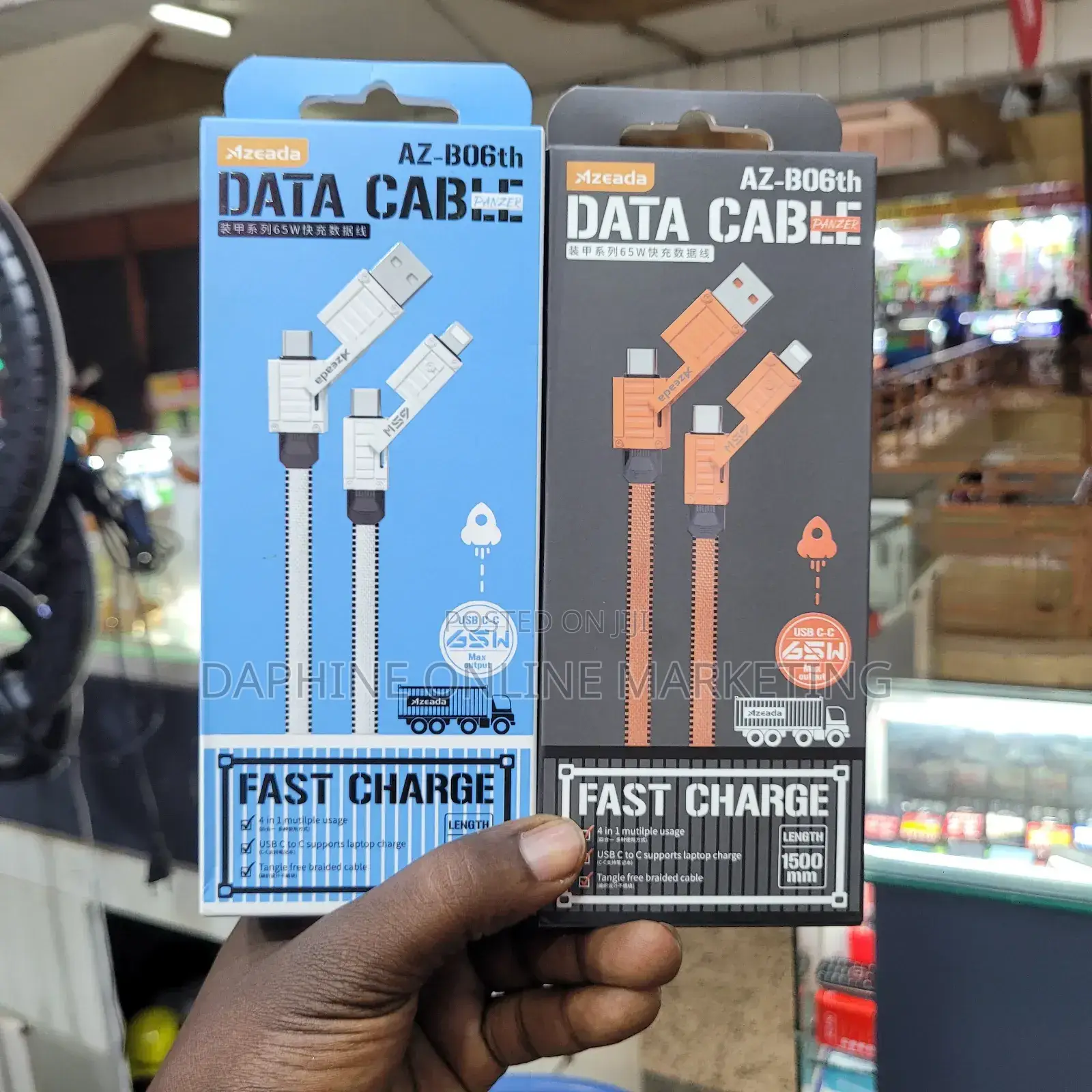 3 in 1 Super Fast Data Cable