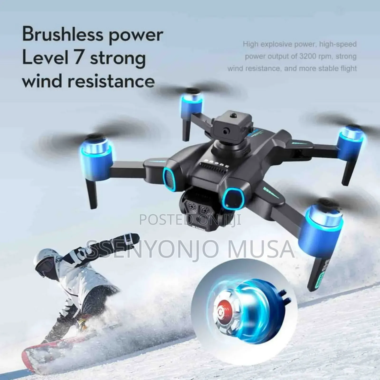 Rc Drone With Hd Dual Camera 5g Wifi FPV