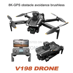 Rc Professional GPS Drone With 3-Axis Gimbal Hd Dual Ca