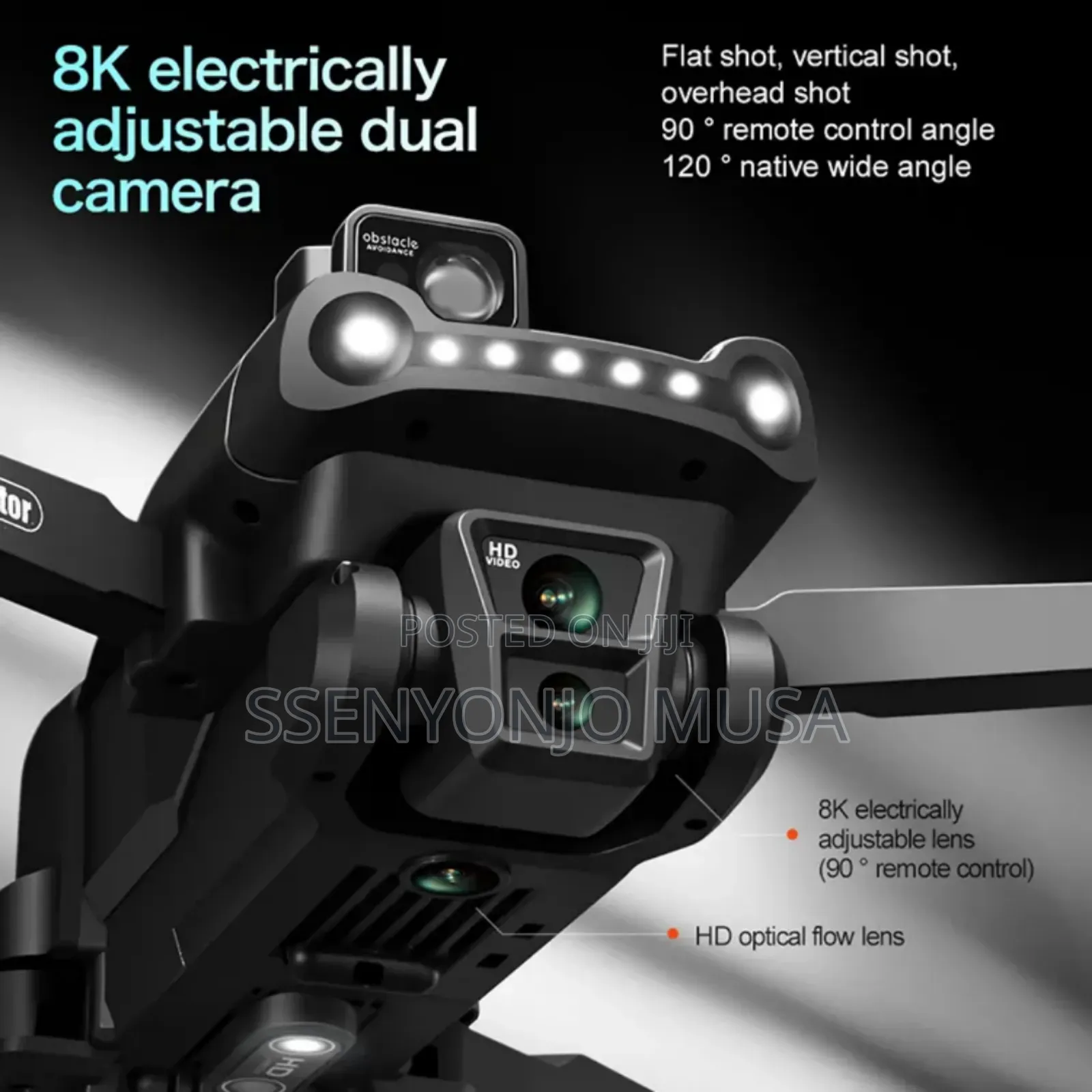 Rc Professional GPS Drone With 3-Axis Gimbal Hd Dual Ca