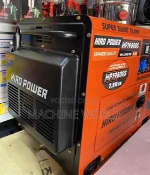 7000 Watts Hiro Power Diesel Silent Generator