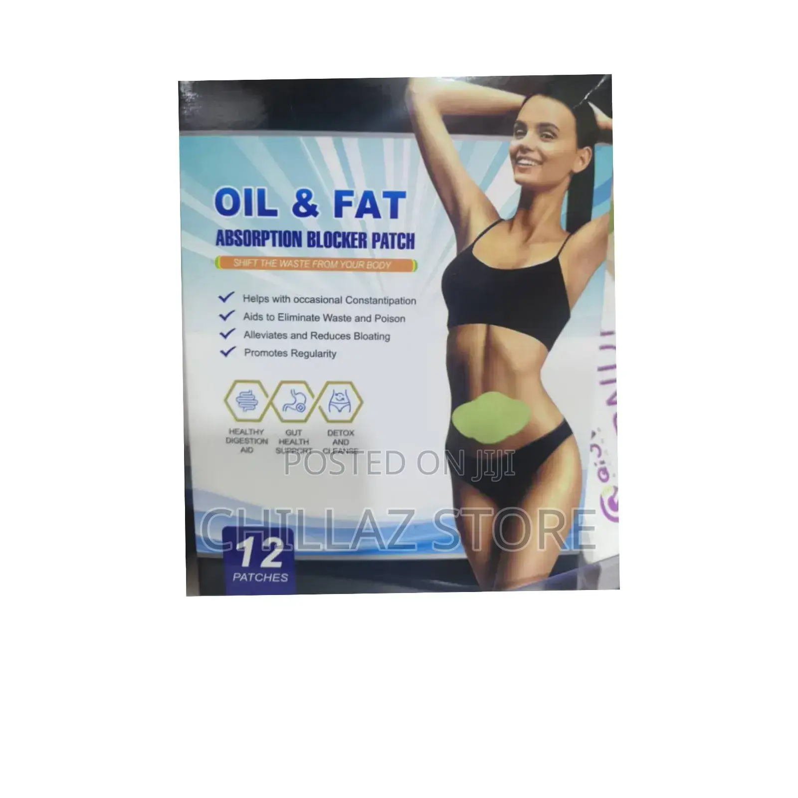 Oil and Fat Absorption Blocker Patch.