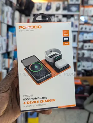 Porodo 8000mah 4in1 Foldable Wireless Charging Dock