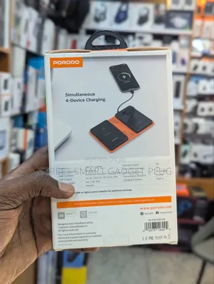 Porodo 8000mah 4in1 Foldable Wireless Charging Dock