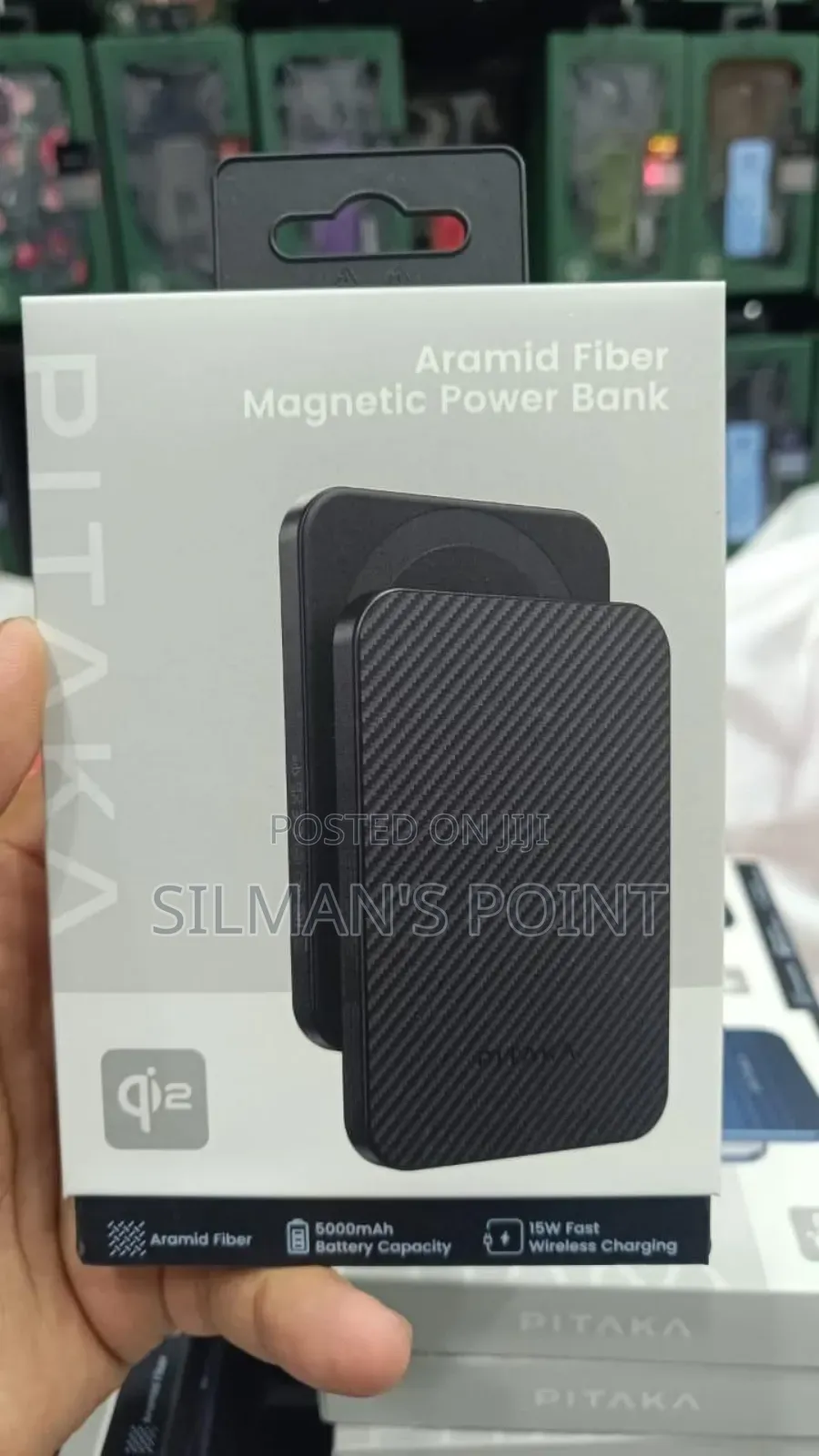 Pitaka Aramid Fiber Magnetic Powerbank