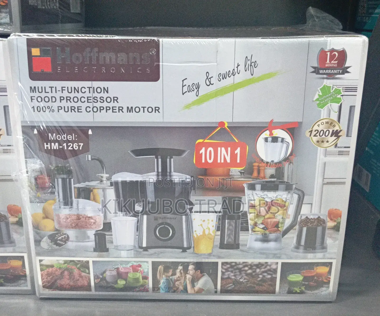 Hoffman 10in1 Juicer Mincer Food Processor Blender