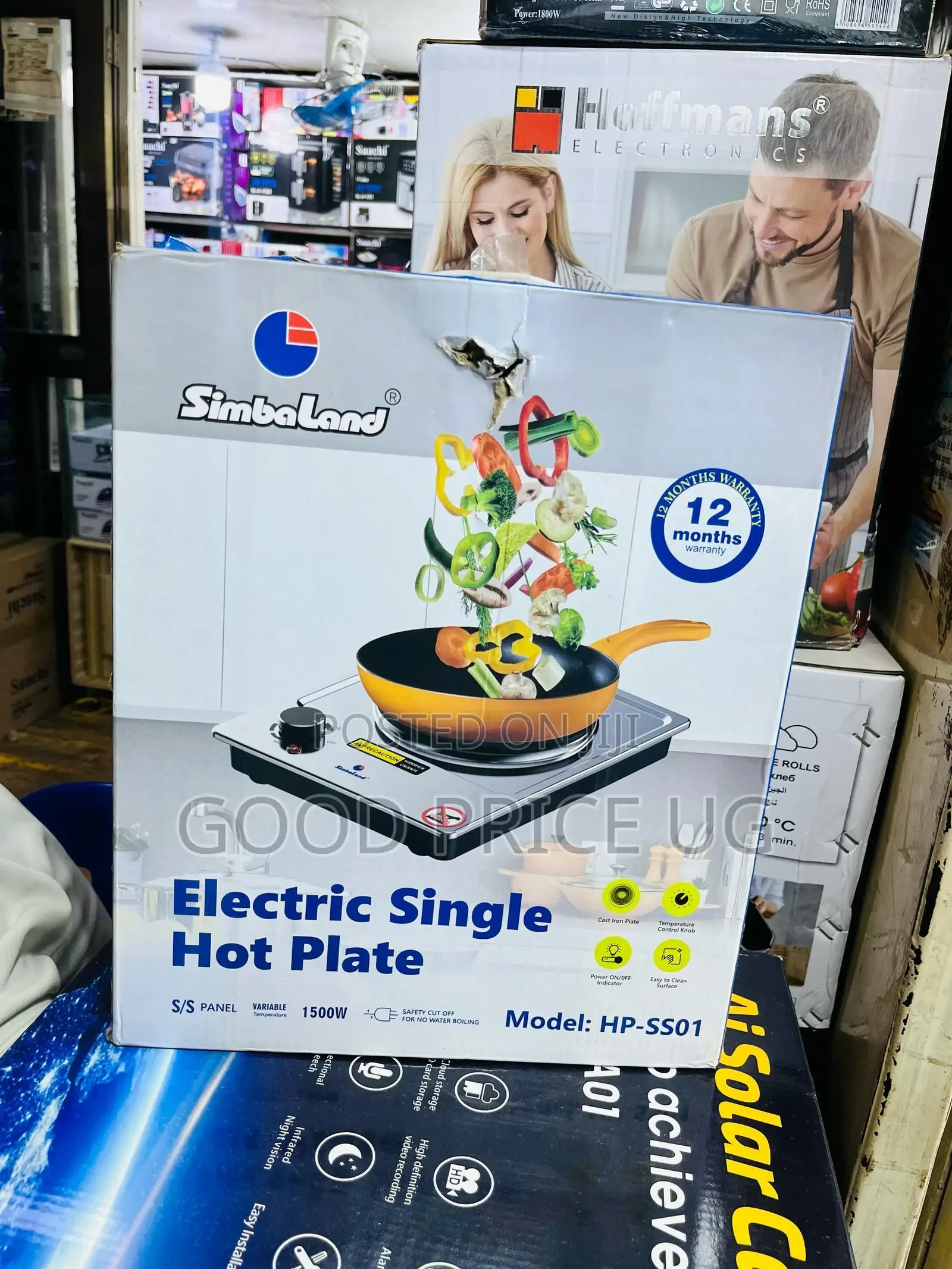 Simbaland Electric Single Hotplate