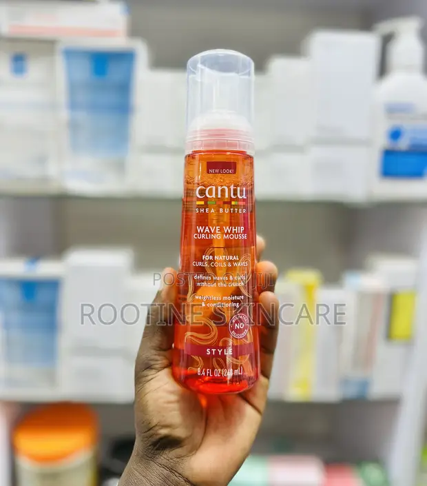 Cantu Shea Butter Wave Whip Curling Hair Mousse 248mls in Central