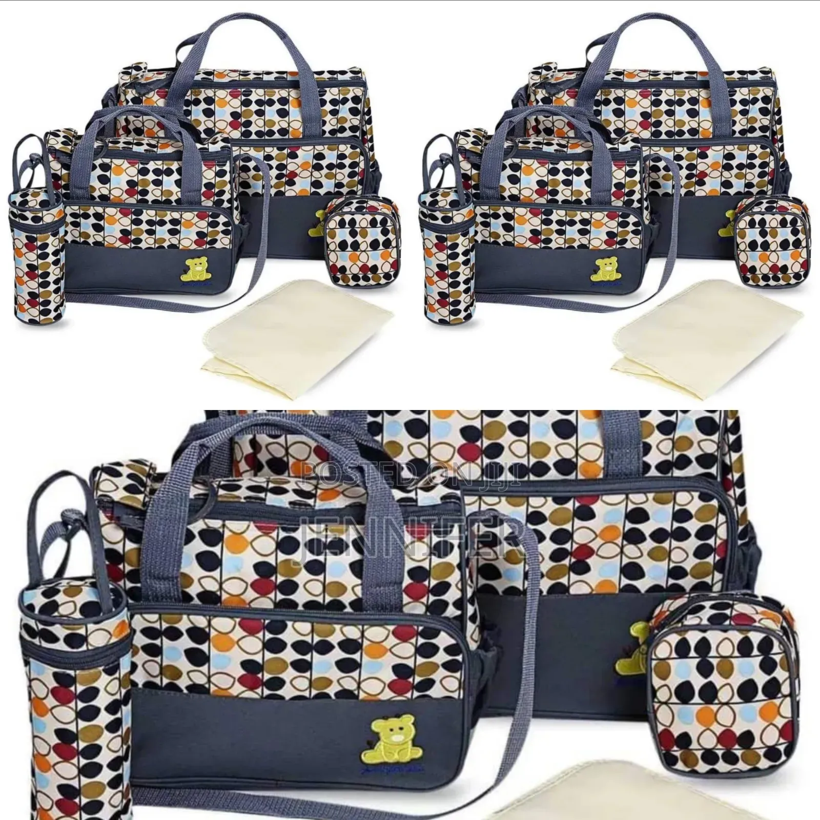 5pcs Motherly Multifunction Diaper Bag