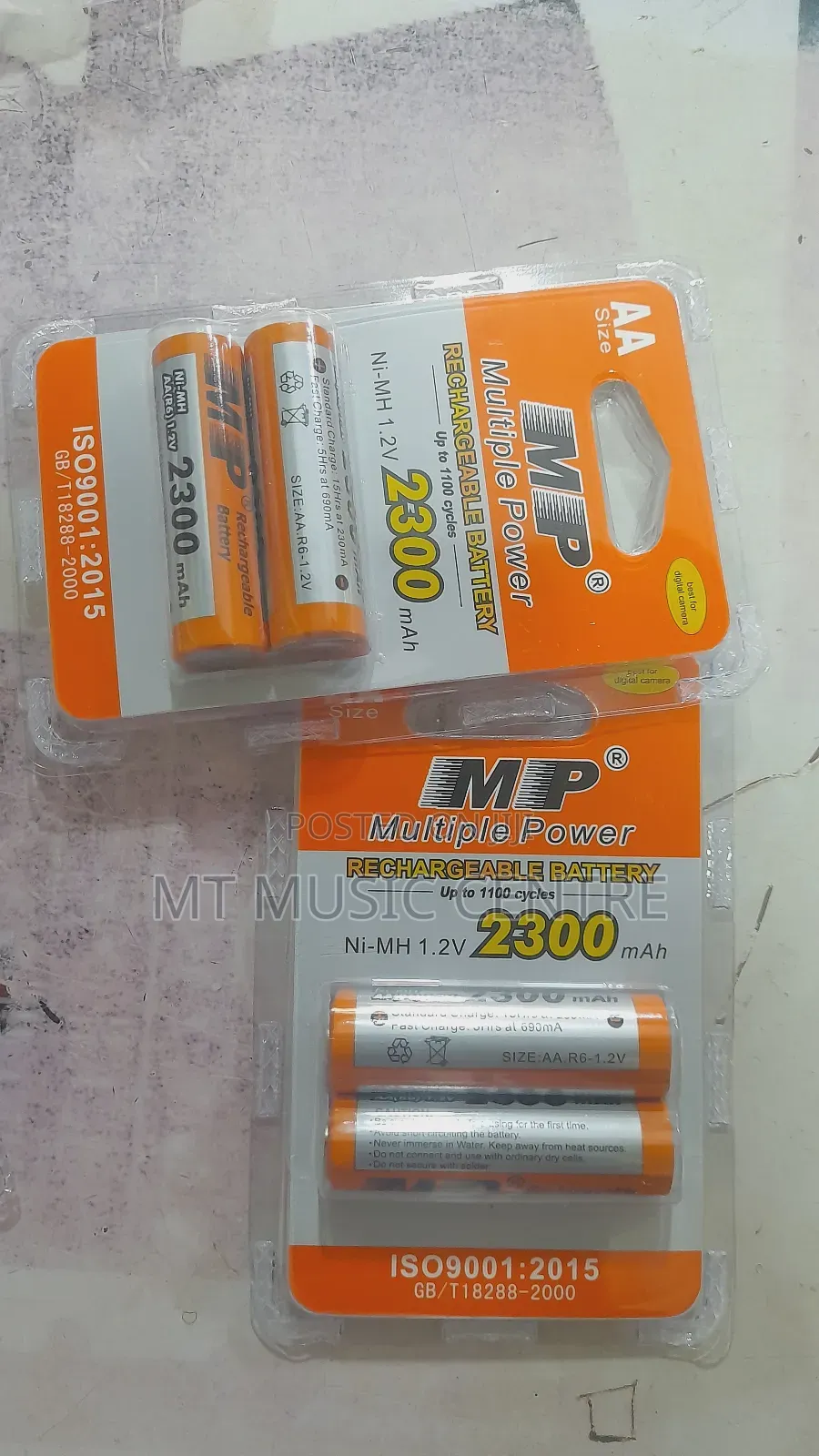 Multiple Power Rechargeable Batteries