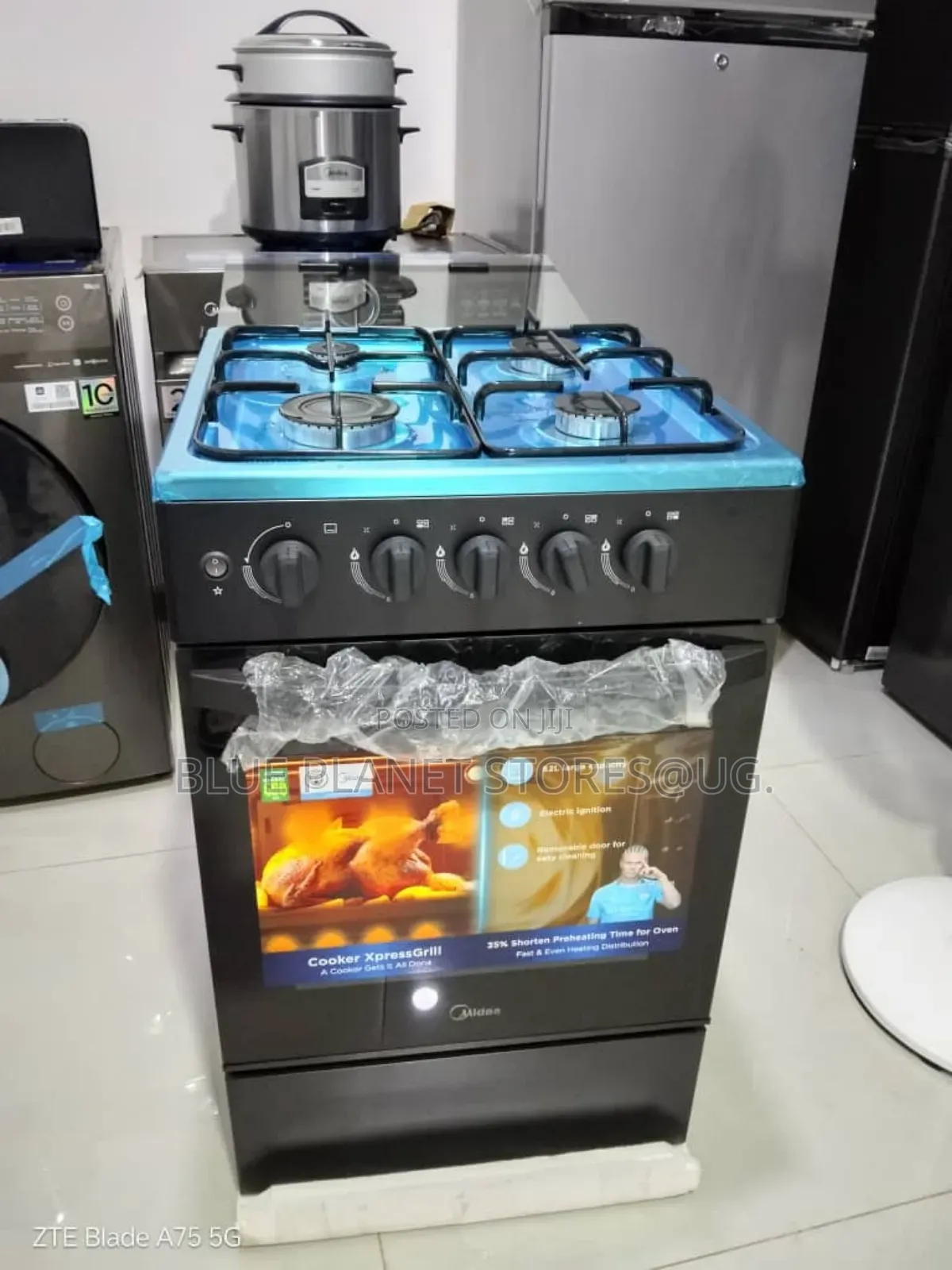 Midea Full Gas Cookers \\ 50cm × 50cm \\ 50tmg4g082-B