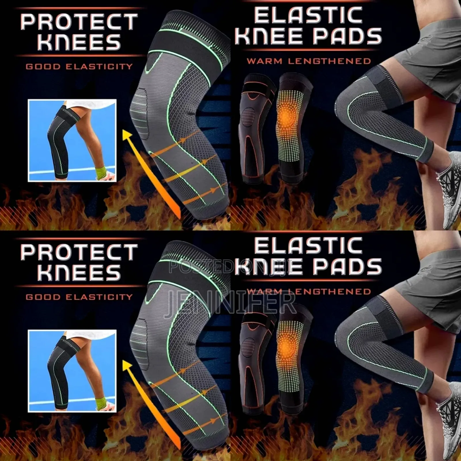 Long Knee Support Brace
