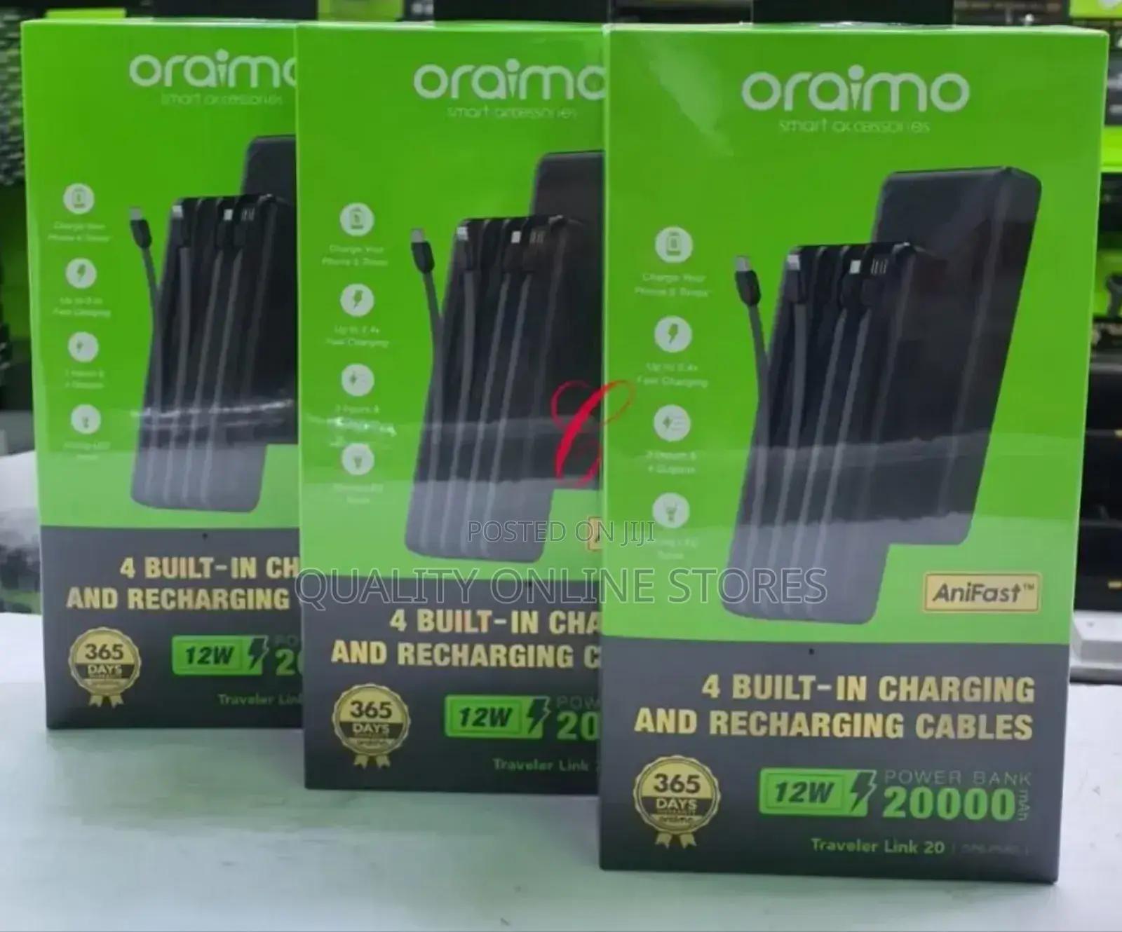 Black Oriamo Power Bank