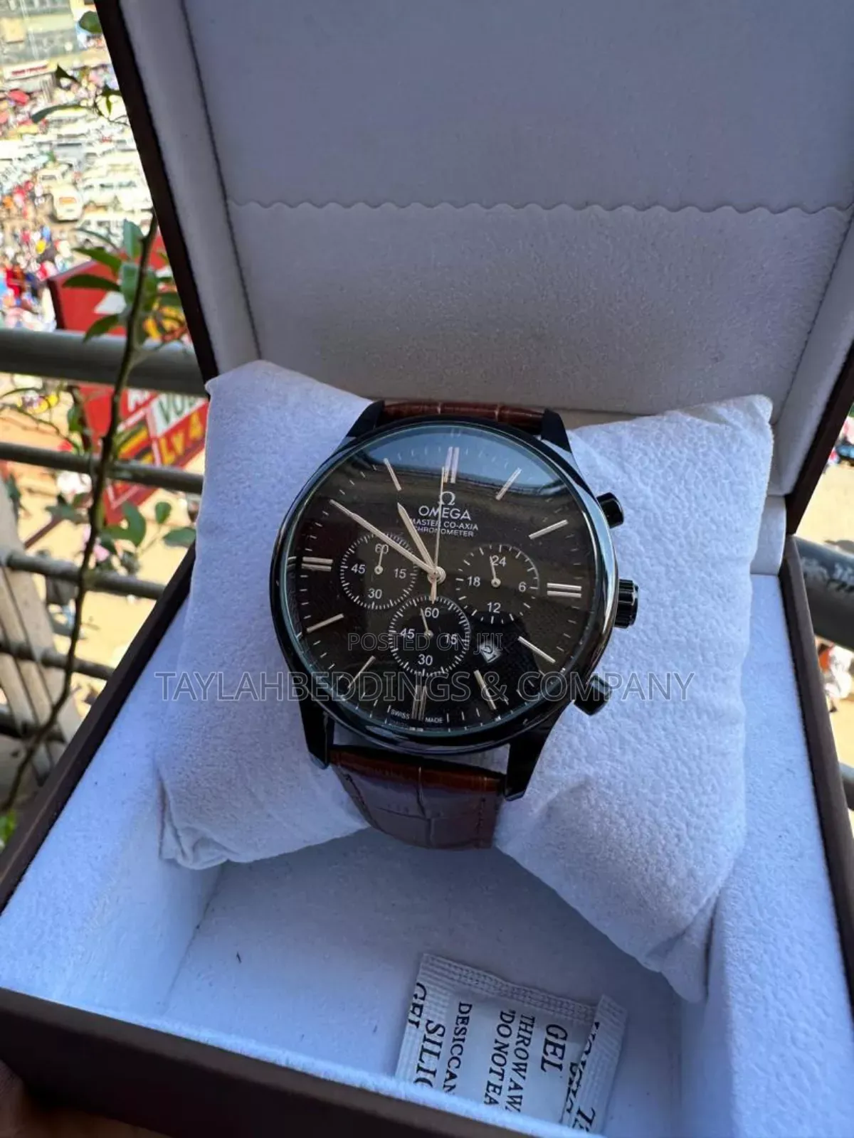 Omega De Ville Hour Series Black Face